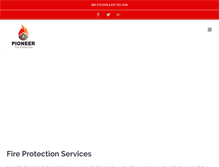 Tablet Screenshot of pioneerfirepro.com
